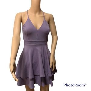 XS Lavender Windsor Skater Lace Dress VGUC